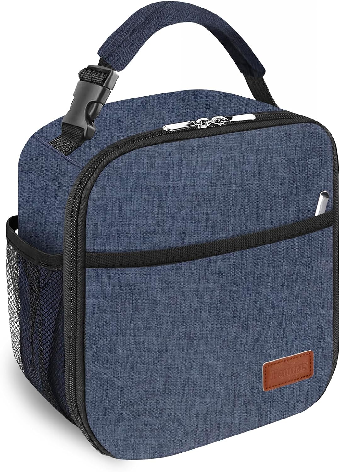 Femuar Lunch Box for Men Women Adults, Small Lunchbox for Work Picnic - Reusable Lunch bag Portable Lunch tote, Blue