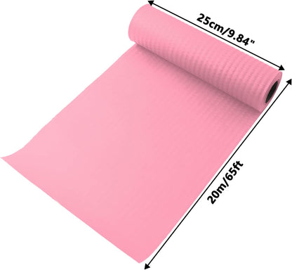 Honeycomb Cushioning Wrap Paper Roll,ULIFESTAR Honeycomb Kraft Packing Paper,Alternative To Bubble Wrap Roll,1PC Recyclable Honeycomb Packing Paper for Shipping Moving Pink, 25cm*20m/9.84"*65ft