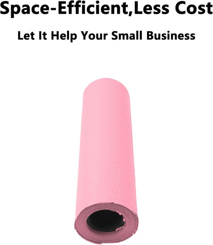 Honeycomb Cushioning Wrap Paper Roll,ULIFESTAR Honeycomb Kraft Packing Paper,Alternative To Bubble Wrap Roll,1PC Recyclable Honeycomb Packing Paper for Shipping Moving Pink, 25cm*20m/9.84"*65ft