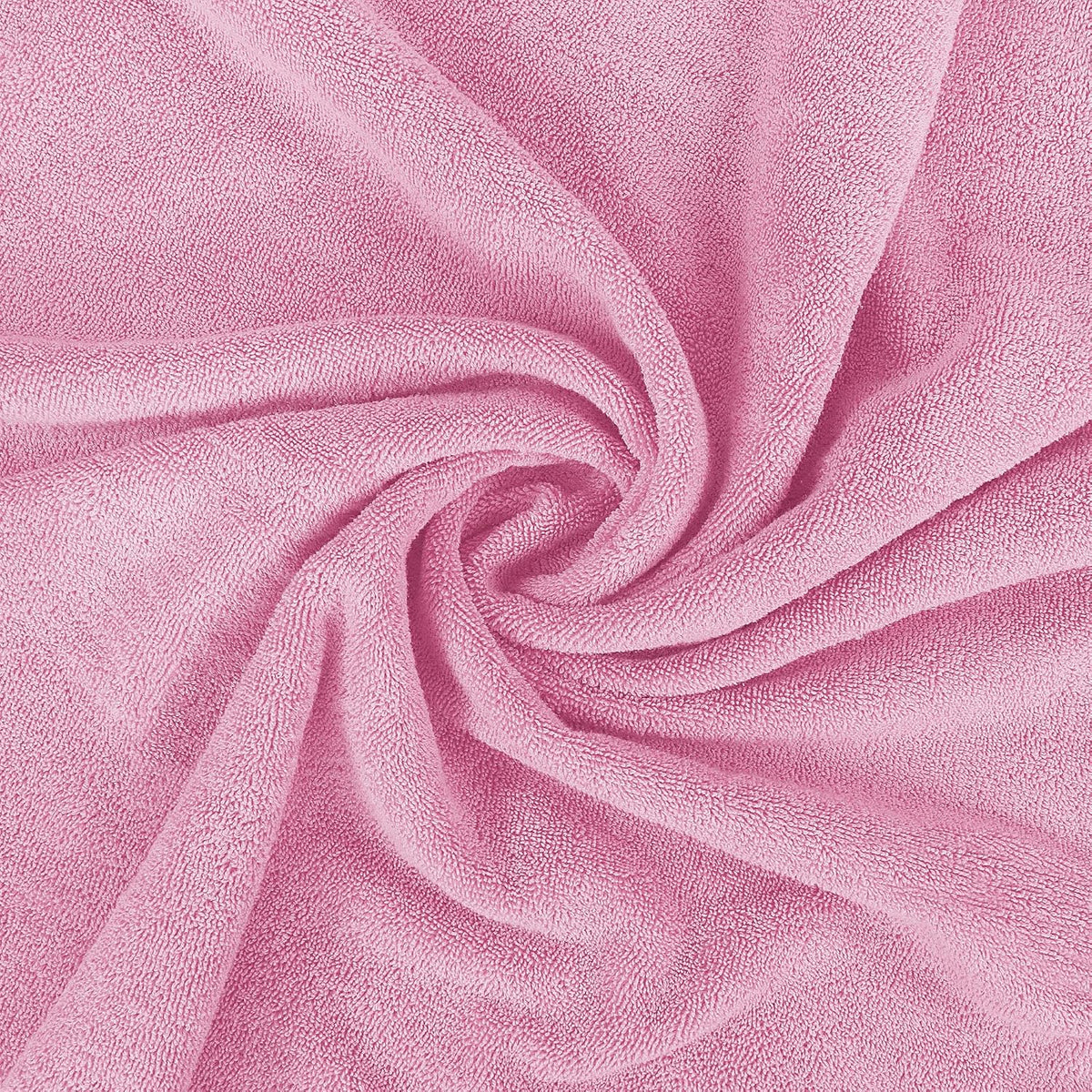 Jumbo Bath Sheets, 2 Pack, 35x70 in, 600 GSM Cotton, Pink