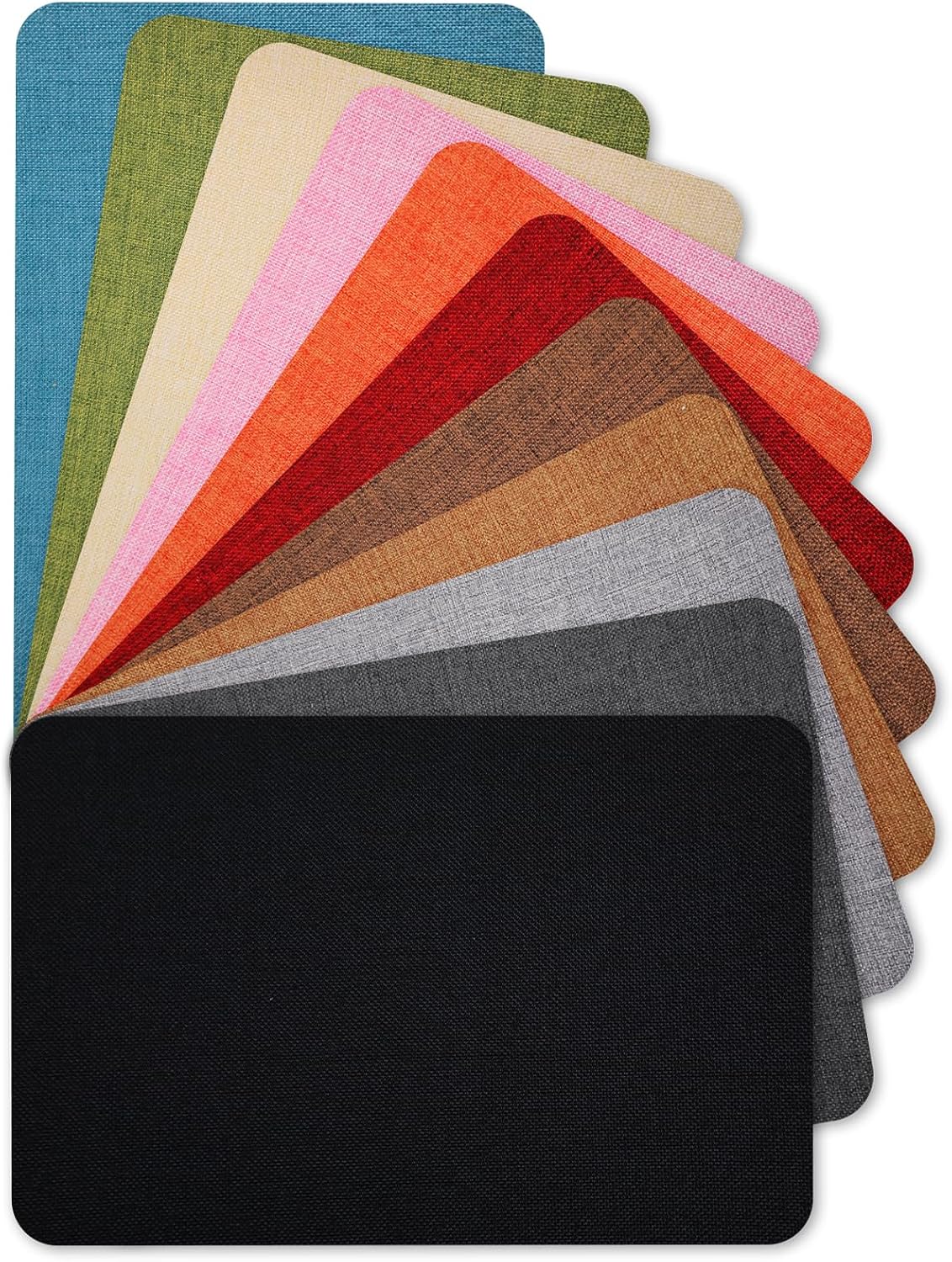 Linen Repair Patches, Self-Adhesive Repair Tape, Fabric Patches for Sofas, Couch, Furniture, Car Seats, Clothes,Tents, Patio Umbrellas (Pink)