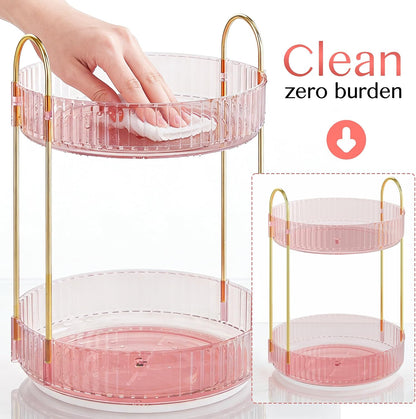 Rotating Makeup Organizer Countertop, Skincare Organizers