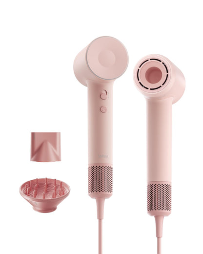 SE 2 Diffuser Hair Dryer for Women, 21.5m/s Air Speed, Pink