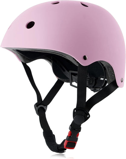Skateboard Bike Helmet, 3 Sizes for Adult Youth & Kids