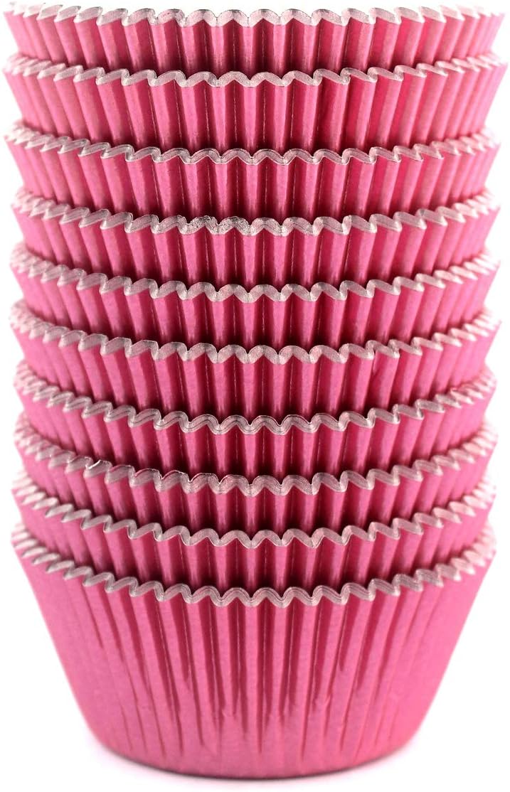 200 Pcs Standard Foil Cupcake Liners Paper Baking Muffin Cups