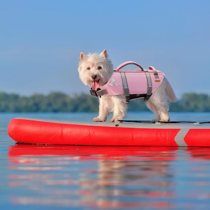 Dog Life Jacket, Adjustable Sports Style Swim Vests for Boating