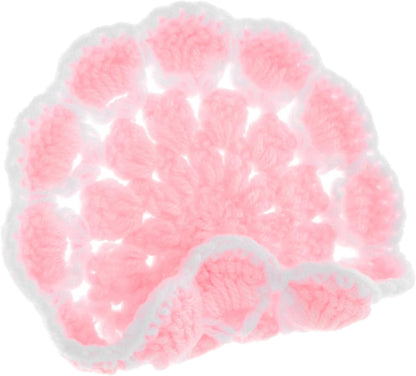 Cute Flower Crochet Drink Coaster for Table Setting Heat Protection