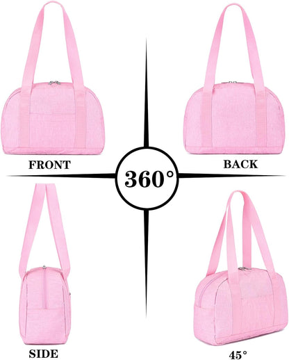 Mini Gym Bag for Women Girl 12 inch Small Gym Tote Lightweight Carry On Bag