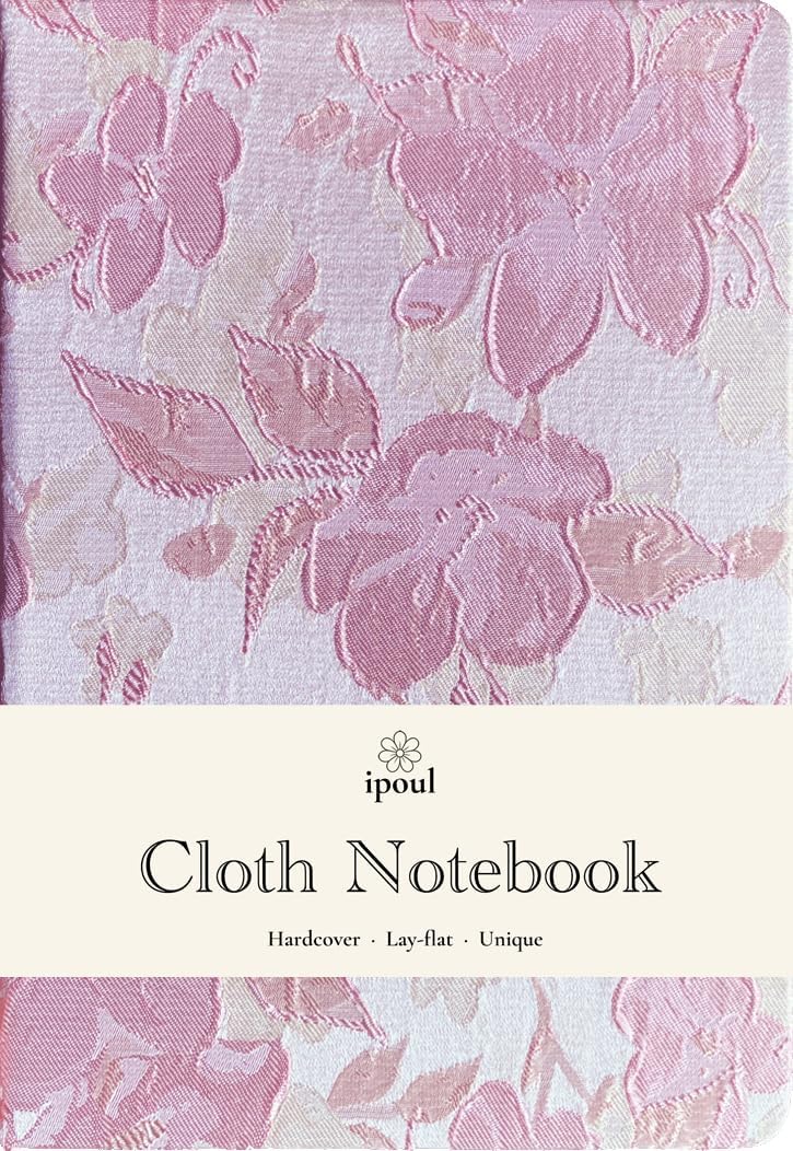 Pink Sketchbook, Cute Sketch Notebook, Drawing Journal, A5, Blank Pages, Unlined Paper, Hardcover, Lay Flat, Pretty Sketchbook for Women, Peach Flowers