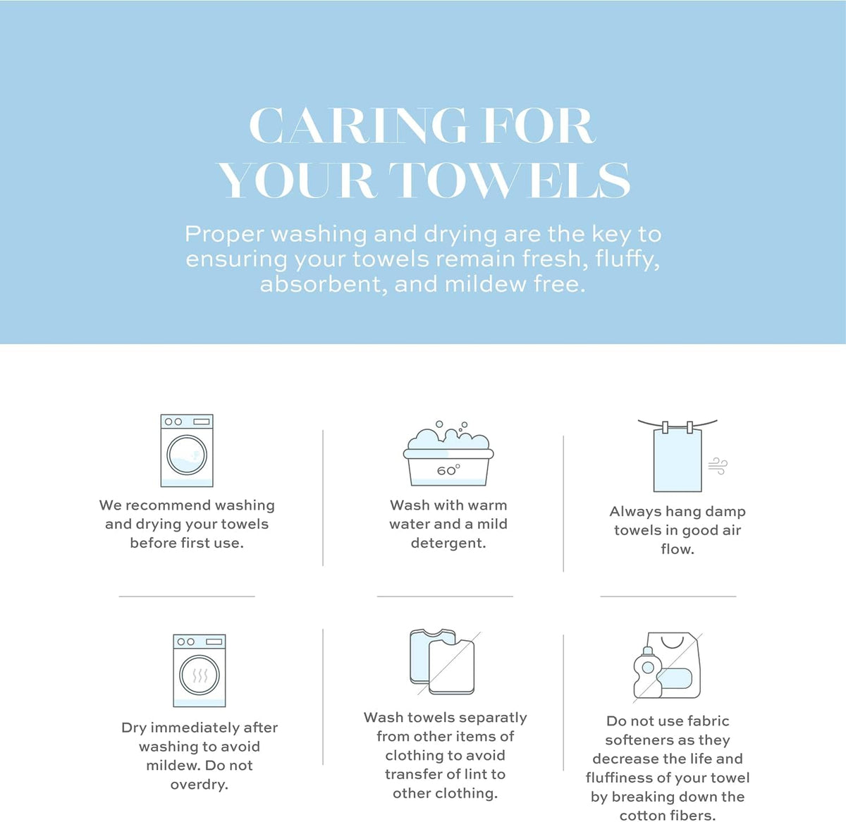 Luxury Pink Hand Towels - 100% Turkish Cotton, 16x30, 6 Pack