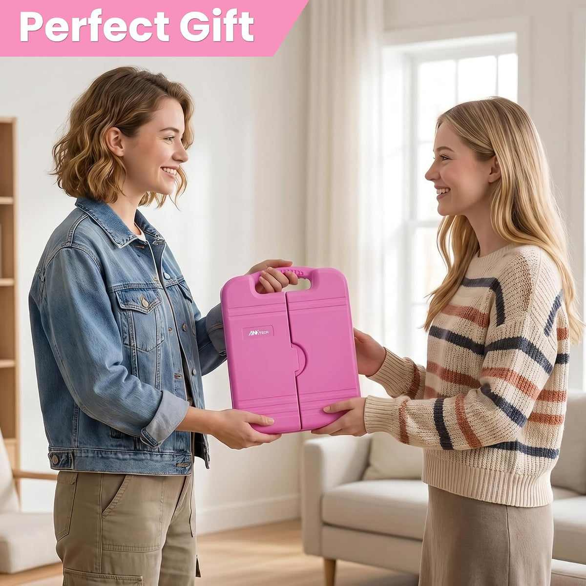 Pink Tool Set for Women 136-Piece Small Tool Kit for Home Repairs