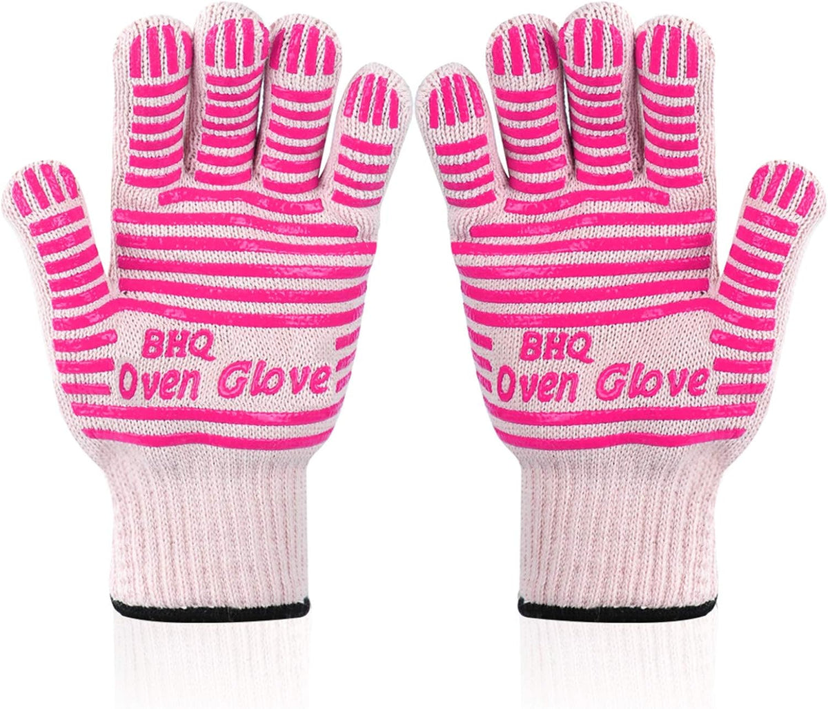 Extreme Heat Resistant Oven Gloves - 932F - Cooking Gloves for BBQ, Grilling, Baking,Cutting, Smoker Fireplace