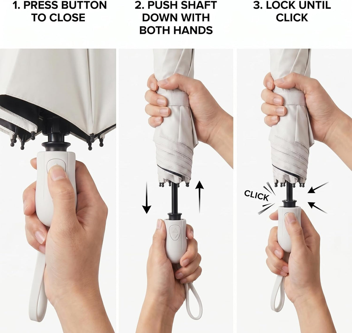 Compact Sun Umbrella, UPF 50+ UV Protection
