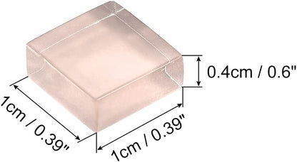 Mosaic Tiles, Micro Glass Tiny Mini Mosaic Tile DIY Hobbies Handmade Crystal Free Stone Craft Material Creativity (Light Pink Pack of 110)