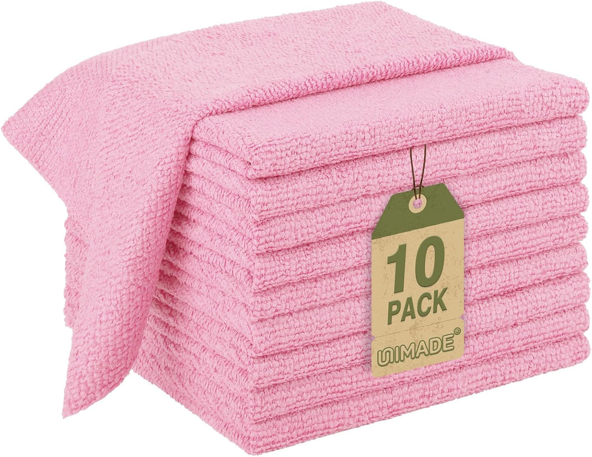 Microfiber Cleaning Cloth, 10 Pack Reusable Microfiber Towels