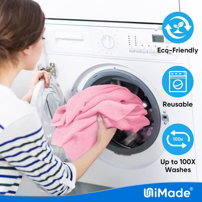 Microfiber Cleaning Cloth, 10 Pack Reusable Microfiber Towels