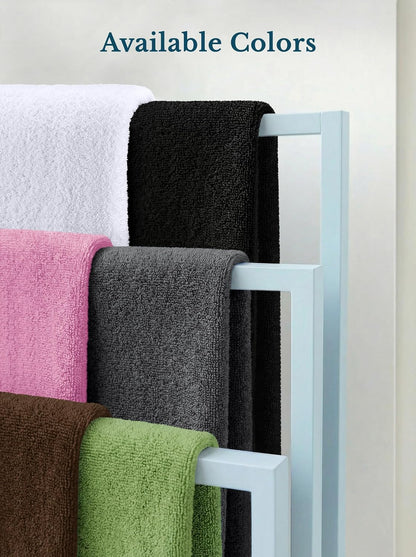 4 Pack Premium Bath Towels, 27x54 in, 600 GSM Cotton Pink