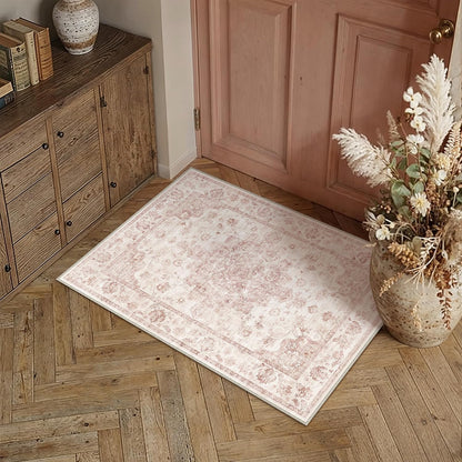 2x3 Pink Neutral Area Rug