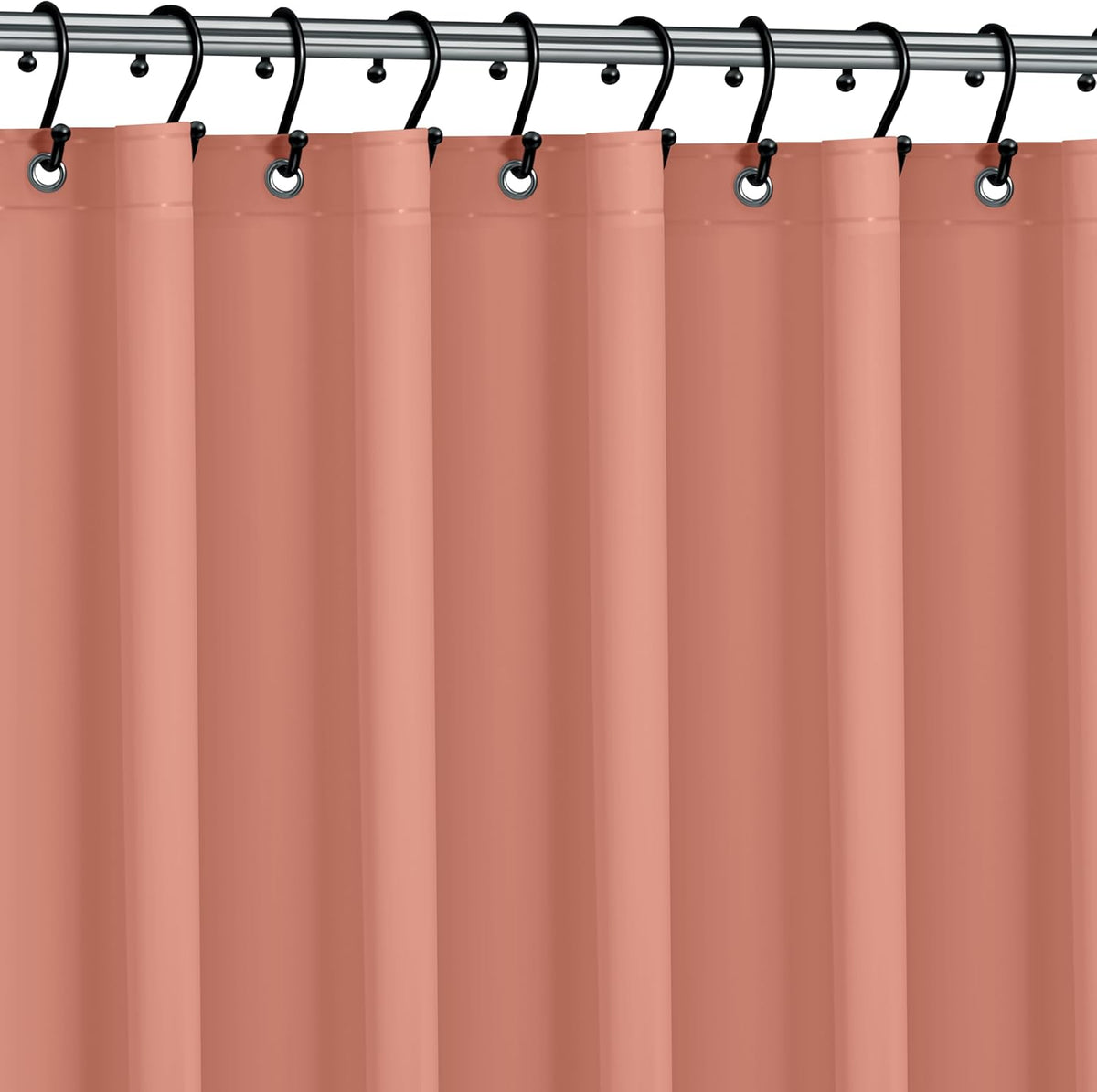 No Smell Shower Curtain Liner 72x72 Peach - PEVA Plastic Shower Curtain