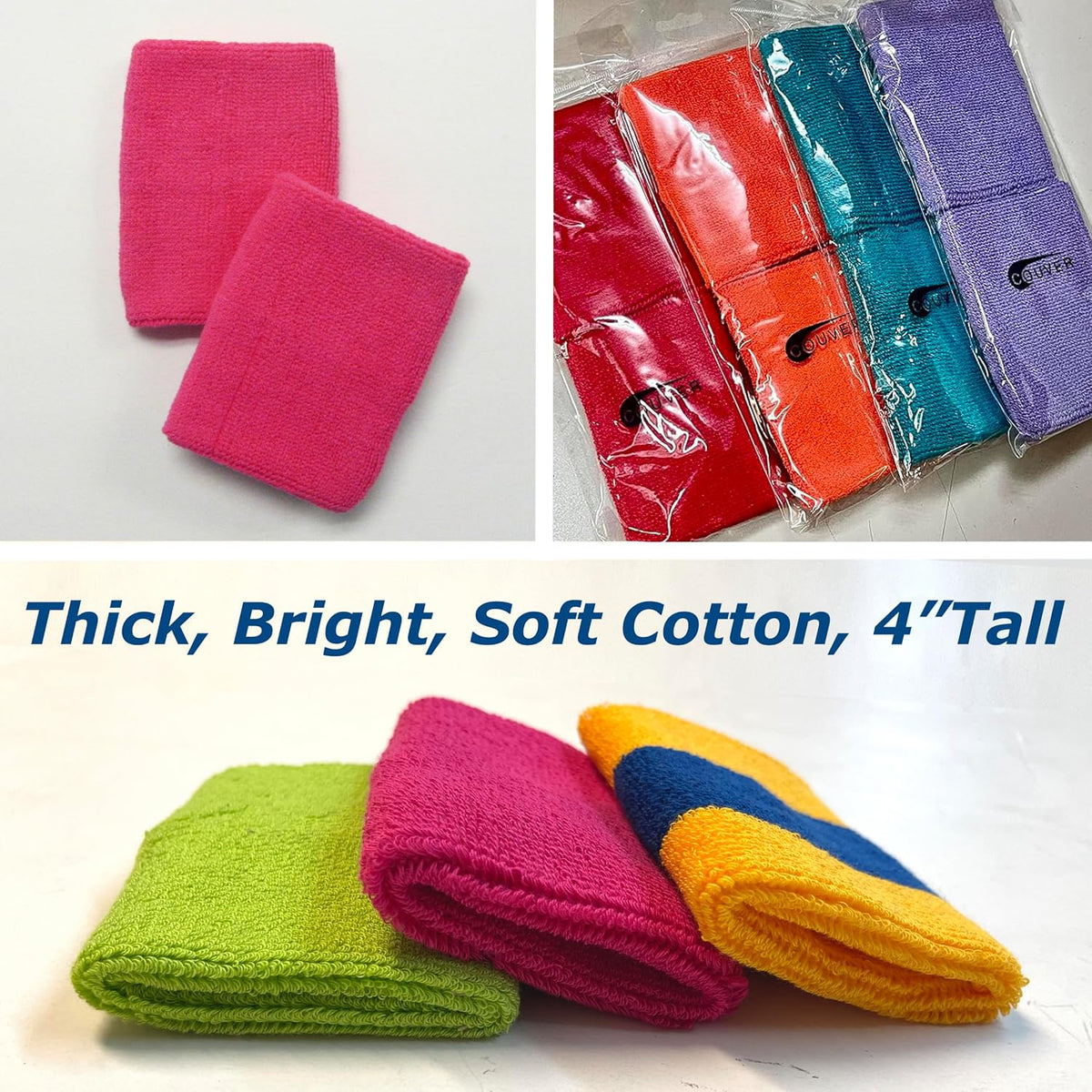 4" Tall Wrist Sweatband