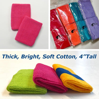 4" Tall Wrist Sweatband