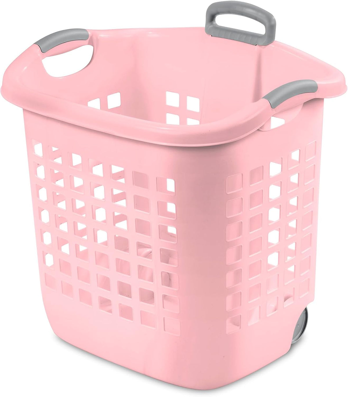 Ultra Wheeled Hamper, Laundry Basket w/Handles, 4-Pack