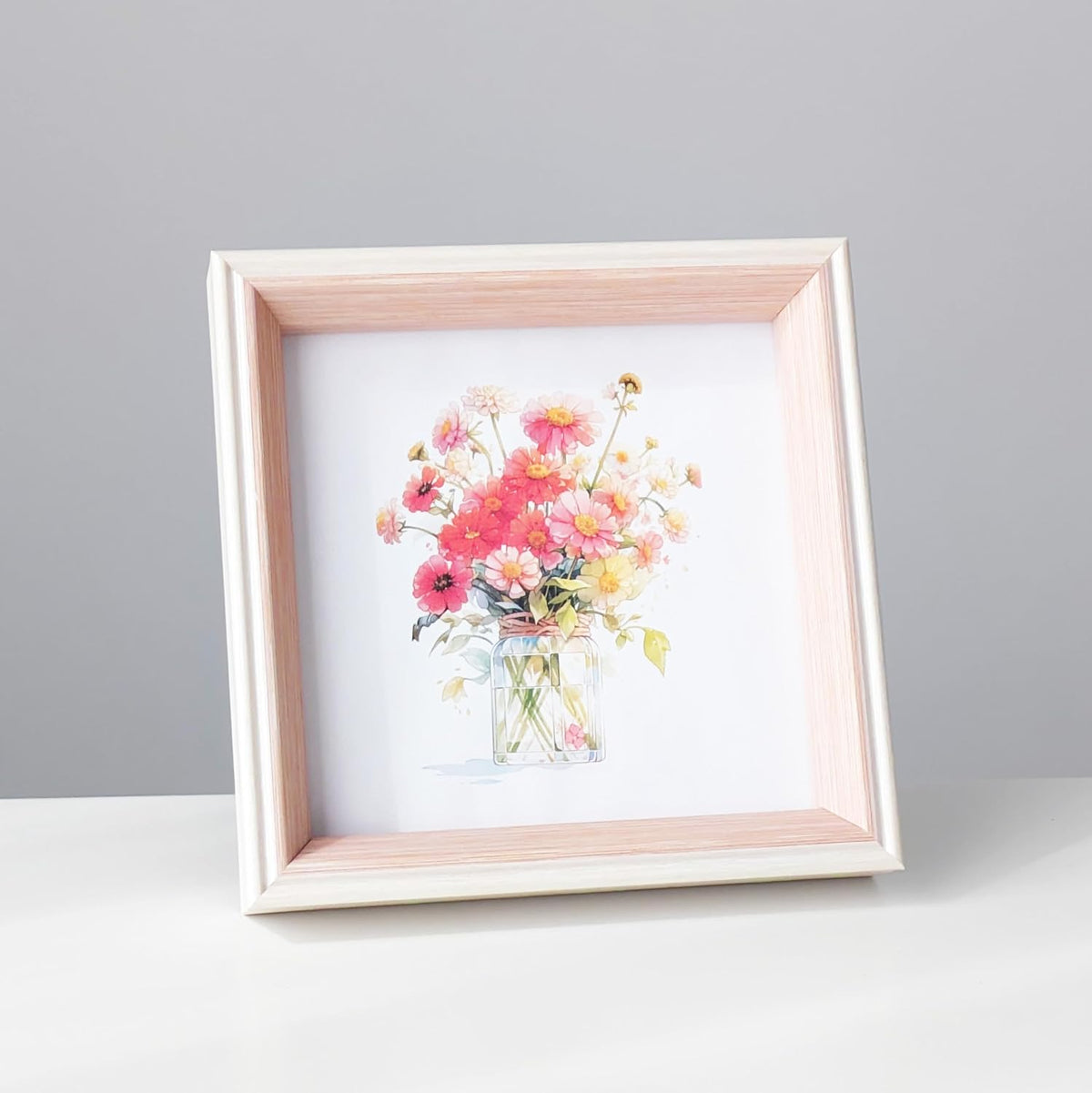 8x8 Square Picture Frame Resin 8x8 Photo Frame Pink 8x8 Picture Frame, with Plexiglass