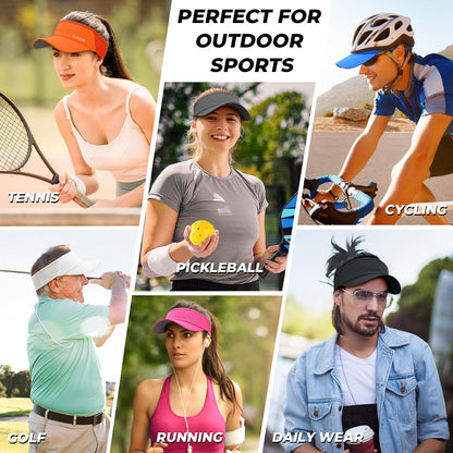 Lightweight Sports Sun Visor Hat for Men Women