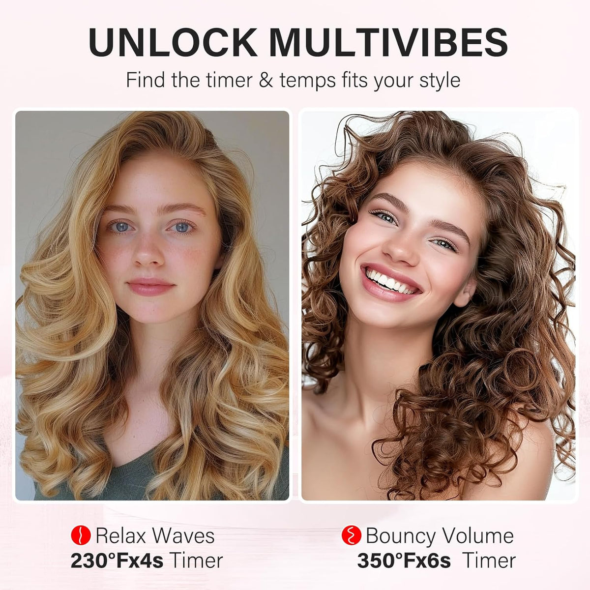 Curling Iron,Hair Crimper, Hair Curler, Curling Wand