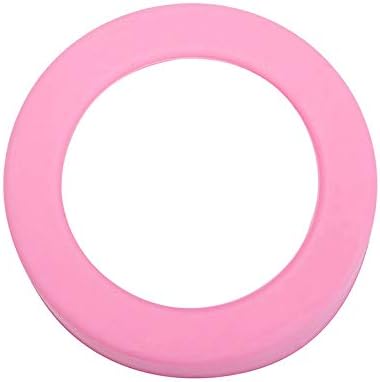 4 PCS Eco-Friendly Non-Slip Silicone Coaster for 20 oz, 30 oz Tumbler (Pink 70mm)