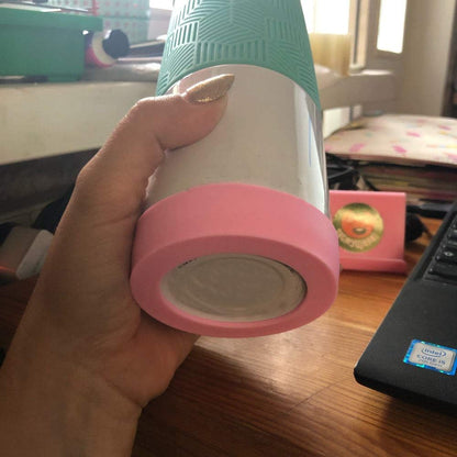4 PCS Eco-Friendly Non-Slip Silicone Coaster for 20 oz, 30 oz Tumbler (Pink 70mm)