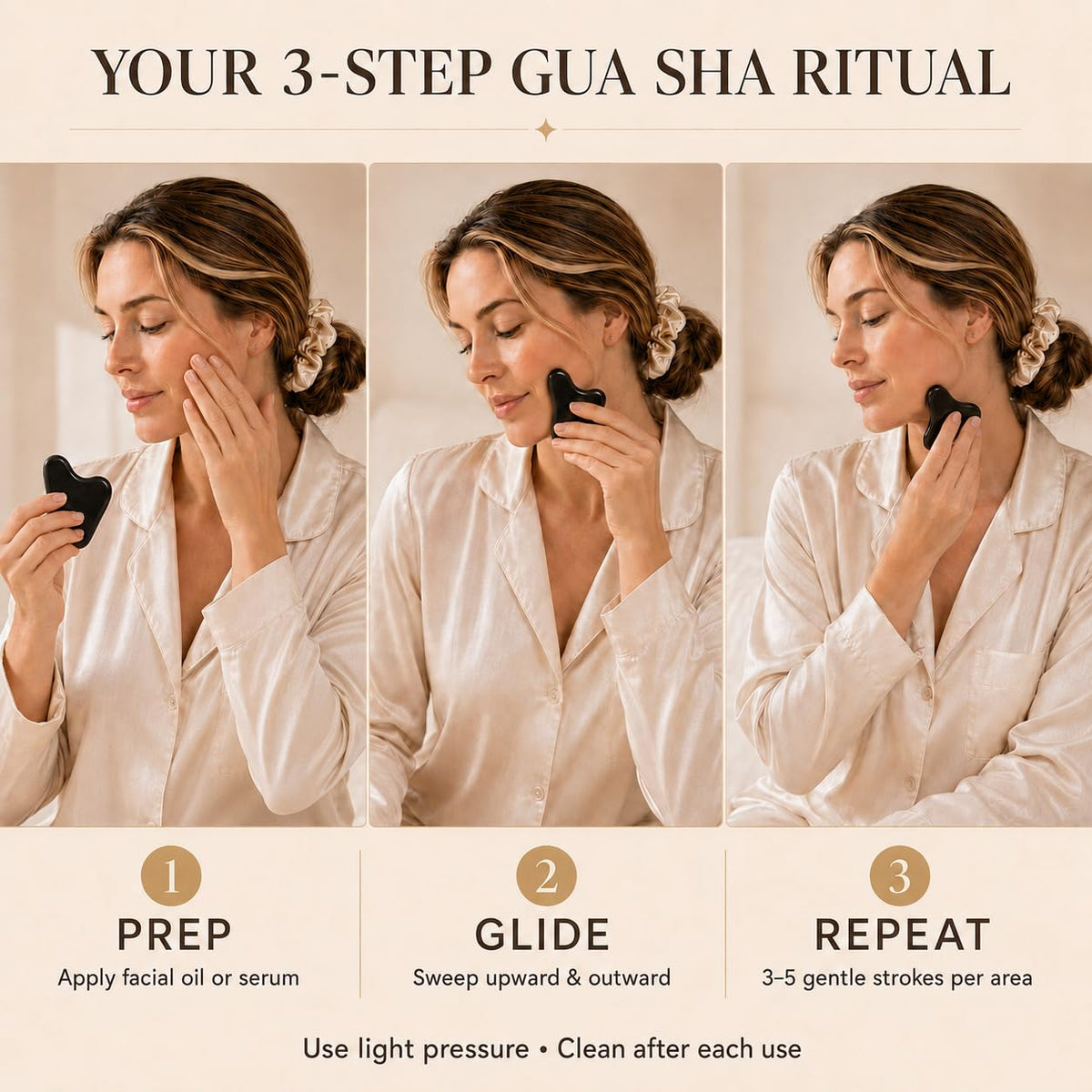 Luxury 6-Piece Satin Sleep Set and Self Care Gift Set for Women