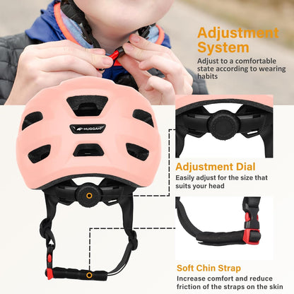 Kids Bike Helmet for Toddlers, Boys and Girls, Lightweight & Adjustable for Age 1-3-8, Multi-Sport Helmet for Bicycle, Kick Scooter, Skateboard, Roller/Inline Skate