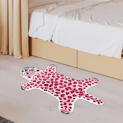 Pink Leopard Non-Slip Bath Mat 23.6x39.3in