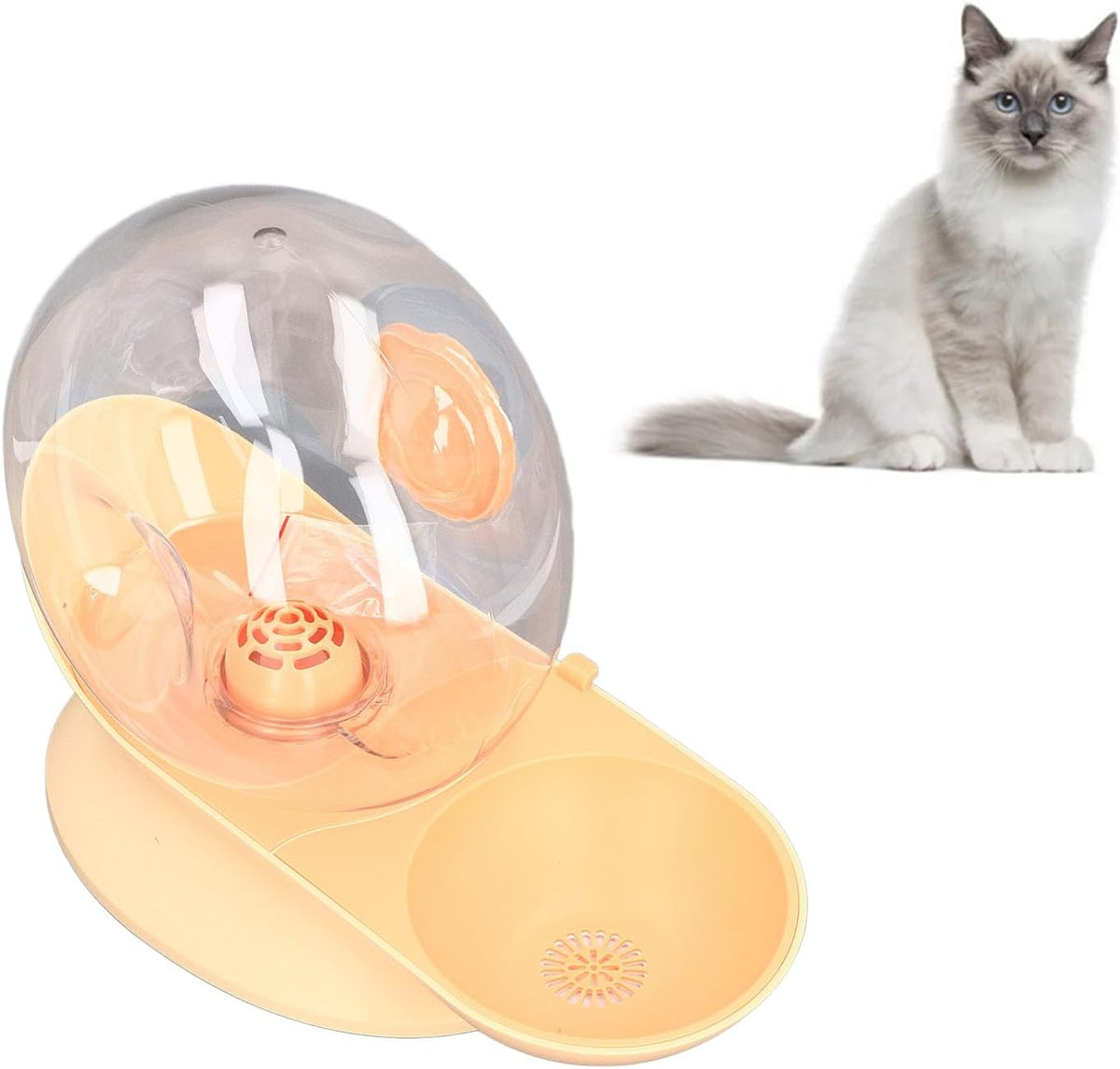 2.8L Automatic Cat Dispenser Shape Pet Waterer with System for Dogs Cats Lightweight Easy Use
