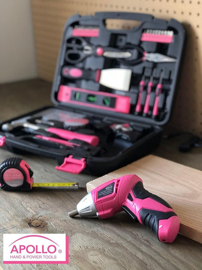135 Piece Household Tool Set, Pink DT0773N1