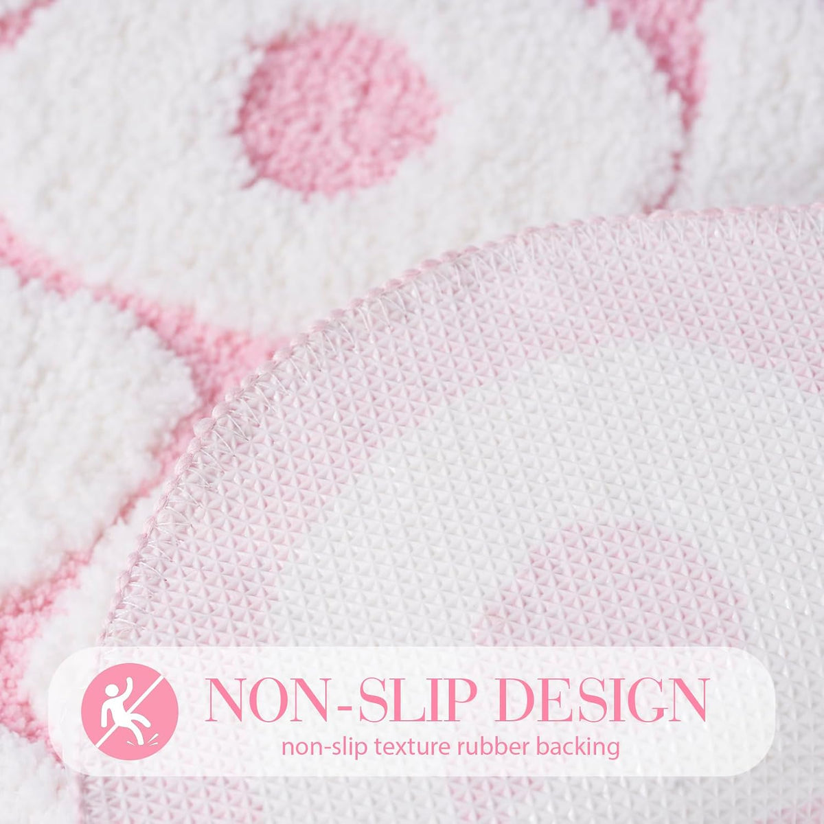 You Look Good Bath Mat - Cute Light Pink Bathroom Rugs Non Slip Washable, Blue Bathroom Decor, Bedroom Decor Aesthetic, Funny Funky Trendy Pink and White Bathroom Mats 25" x 21"