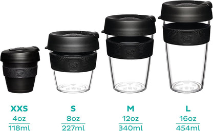 Original Reusable Coffee Cup, 12 oz Lightweight Plastic Travel Cup with Splashproof Sipper Lid, Dishwasher Safe, Peaches (Pashmak Pink)