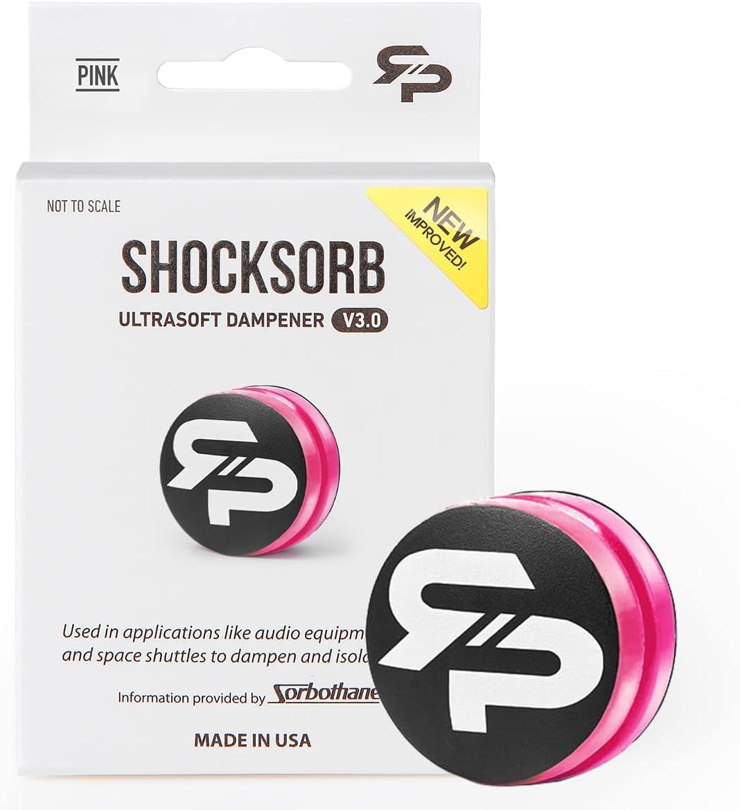 RTP Tennis Racket Vibration Dampener - ShockSorb Original or Ultrasoft V3