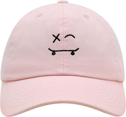 Skateboard Premium Dad Hat Embroidered Cotton Baseball Cap Skateboard