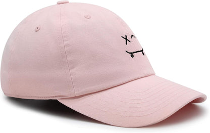 Skateboard Premium Dad Hat Embroidered Cotton Baseball Cap Skateboard