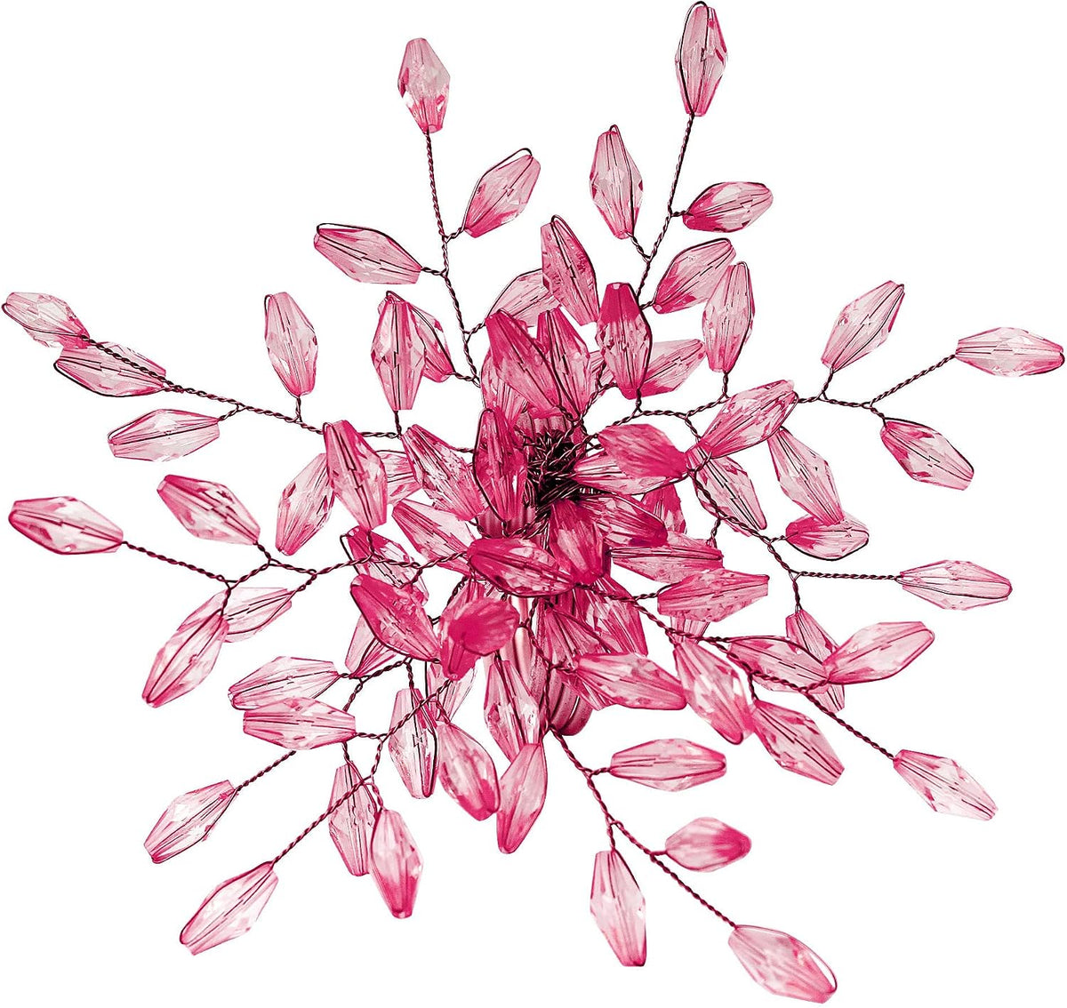 Napkin Rings Set of 12 for Dining Table Decoration Parties Everyday Metal Napkin Holder Leaf Pink (Pack of 12)