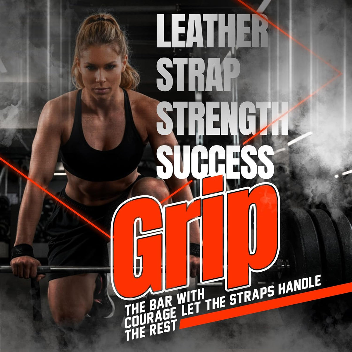 Genuine Leather Lifting Straps, Wrist Assistance for Heavy Pulls, Weightlifting Bodybuilding, Gym, Fitness Accessories, Strength Training, Powerlifting, & Deadlifts