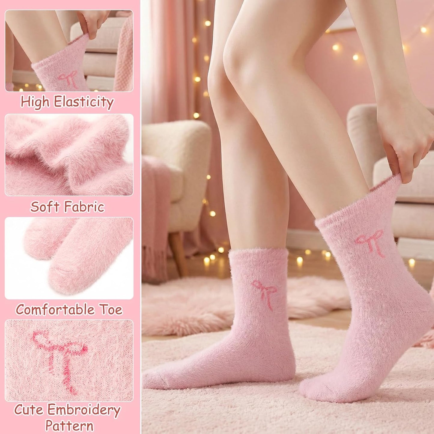 6 Pcs Pink Birthday Gifts for Women, Birthday Gift Box Set for Women Self Care Mom Sister Wife Girlfriend Daughter Best Friend Coworkers
