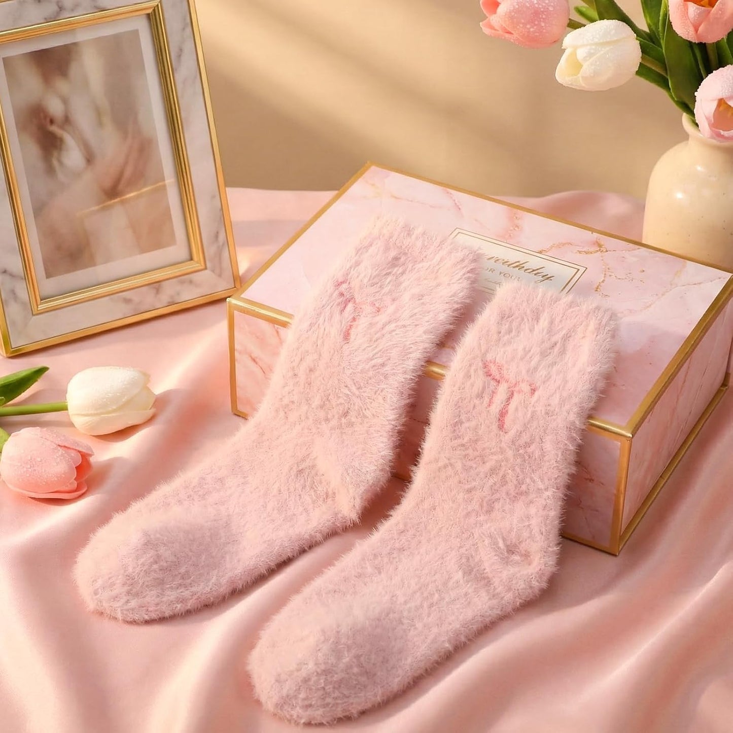 6 Pcs Pink Birthday Gifts for Women, Birthday Gift Box Set for Women Self Care Mom Sister Wife Girlfriend Daughter Best Friend Coworkers