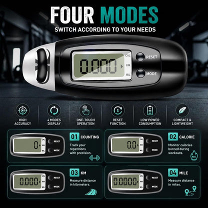 Cordless Jump Rope with Counter & LCD Display – 2-in-1 Weighted Ball Skipping Rope & Adjustable Steel Cable – Tangle-Free Speed Jump Rope for Women, Men & Kids – Home Gym Cardio Fitness Equipment