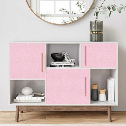 Pink Wallpaper Embossed Silk Self Adhesive Peel and Stick Contact Paper