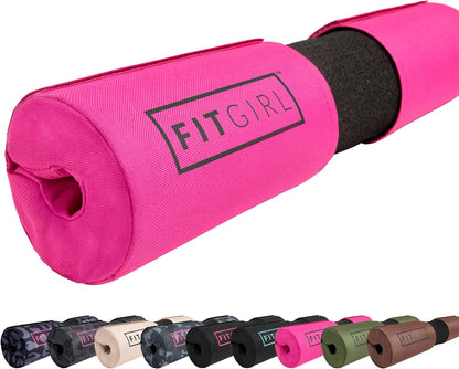 Squat Pad and Hip Thrust Pad for Leg Day, Barbell Pad Stays in Place Secure, Thick Cushion for Comfortable Squats Lunges Glute Bridges, Olympic Bar and Smith Machine