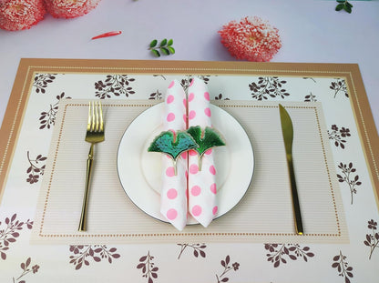 40Pcs Pink Dot Cocktail Beverage Napkins Disposable Paper Polka Dots Dessert Napkin for Spring Carnival Festival Holiday Bridal & Baby Shower Tableware Party Supplies 6.5"