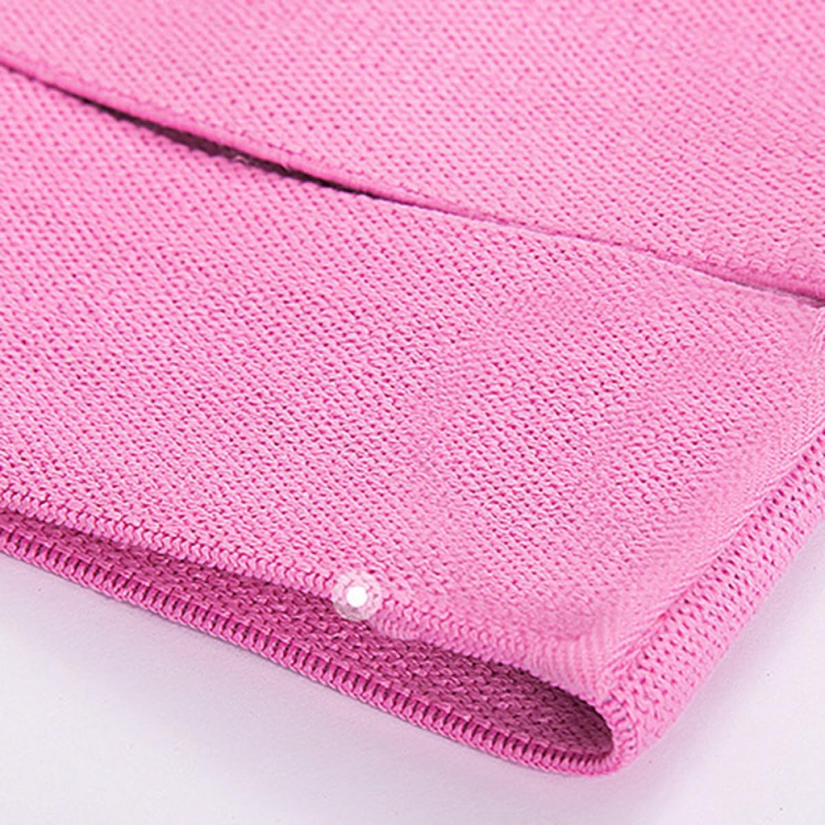 Pink Elastic Band for Hips and Glutes, Light Anti-Slip Stretch Belt